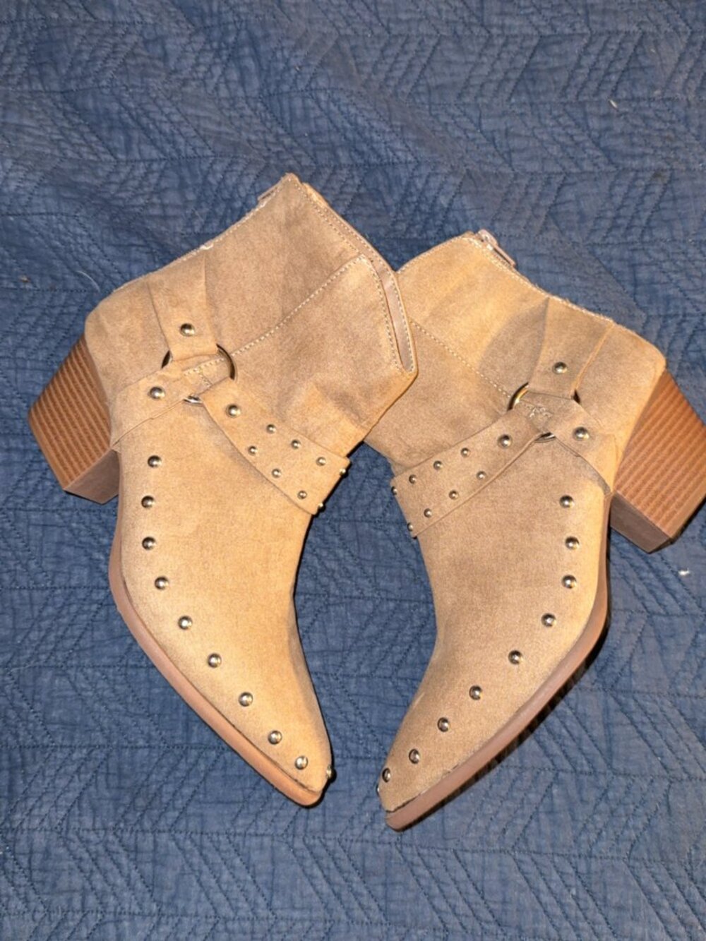 Women's Tan Boots SZ 10M, Portland brand